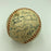 Nice 1953 Milwaukee Braves Team Signed Baseball 28 Sigs Eddie Mathews JSA COA