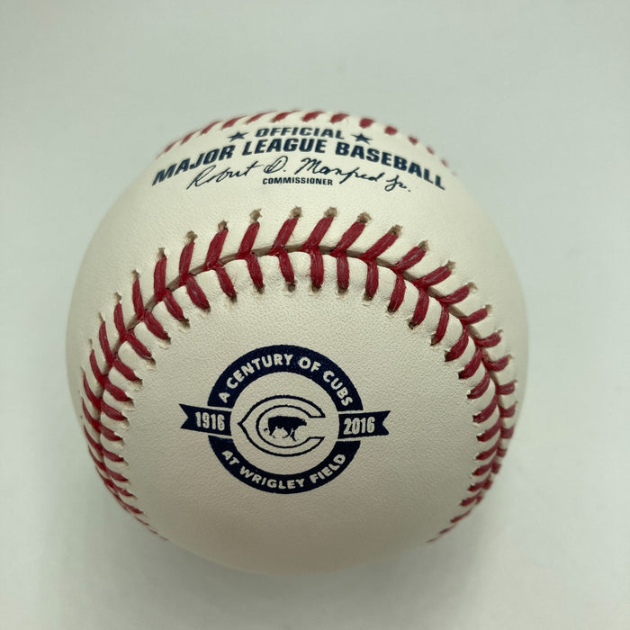 Ryne Sandberg HOF 2005 #23 Signed 1916-2016 100 Yrs Wrigley Signed Baseball PSA