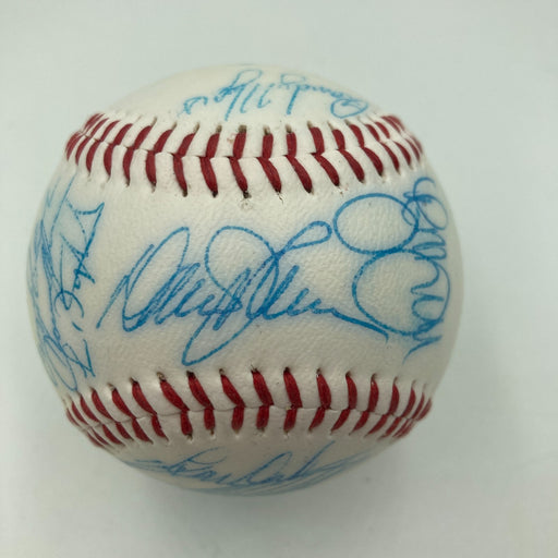 Vintage 1986 New York Mets World Series Champs Team Signed Baseball JSA COA