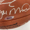 Bart Starr Joe Montana Joe Namath Elway Aikman Quarterbacks Signed Football PSA