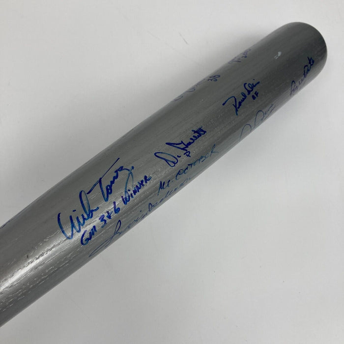 1977 New York Yankees World Series Champs Team Signed Bat 22 Sigs JSA COA