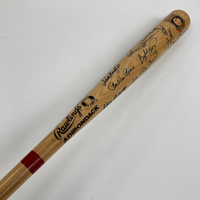 Hall Of Fame Multi Signed Bat Willie Mays Sandy Koufax Roy Campanella (43) PSA