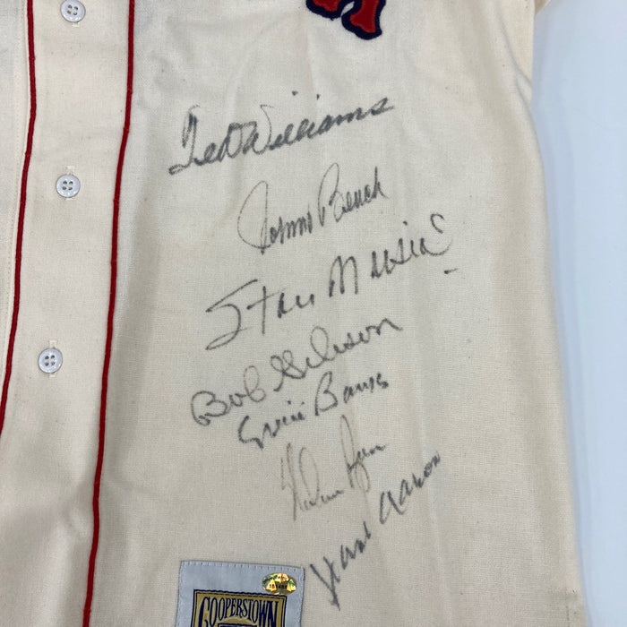 All Century Team Signed Jersey 15 Sigs With Ted Williams Willie Mays PSA & JSA
