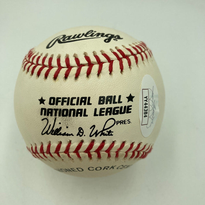 Charles M. Schulz Peanuts Single Signed National League Baseball With JSA COA