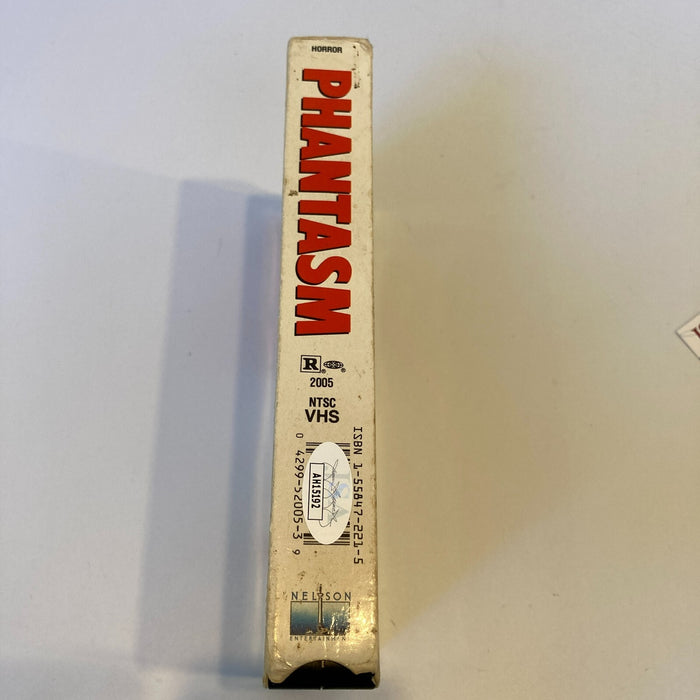 Reggie Bannister Cast Signed  Phantasm Vintage VHS Movie JSA COA