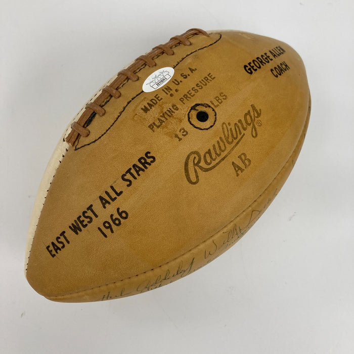 1966 NFL Pro Bowl Multi Signed Football 50 Sigs Johnny Unitas Bart Starr JSA COA