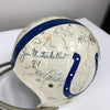 Johnny Unitas Baltimore Colts HOF Legends Multi Signed Vintage 1960's Helmet JSA