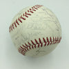 1950's Hall Of Fame Signed Baseball  29 Sigs Joe Dimaggio Lefty Grove JSA COA