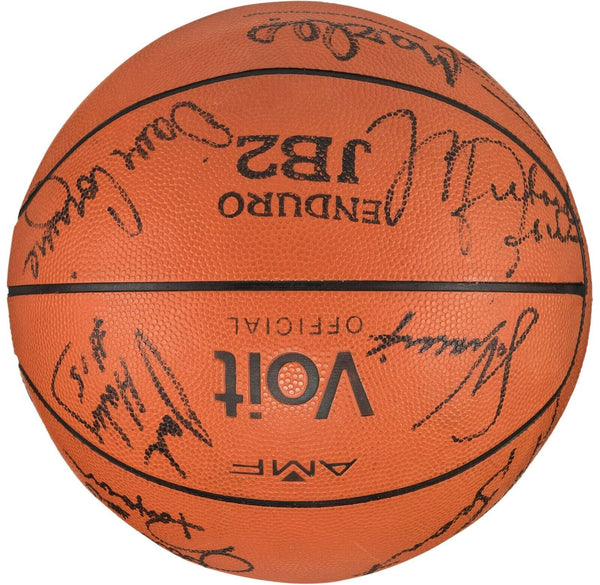 Michael Jordan 1988-89 Chicago Bulls Team Signed Basketball PSA DNA & Beckett