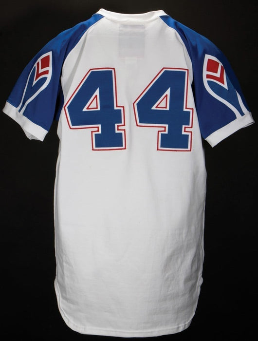 Hank Aaron Signed Atlanta Braves 715 Home Runs Mitchell & Ness Jersey PSA DNA