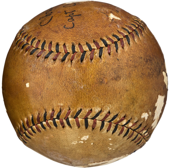 Christy Mathewson & Grover Cleveland Alexander Signed NL Baseball PSA DNA & JSA