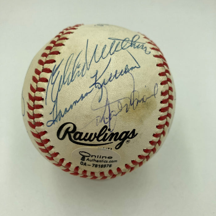 500 Home Run Signed Baseball With 18 Sigs! Mickey Mantle Ted Williams PSA DNA