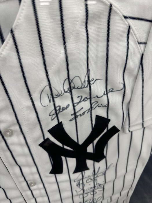 1998 New York Yankees Team Signed World Series Jersey Derek Jeter PSA DNA COA