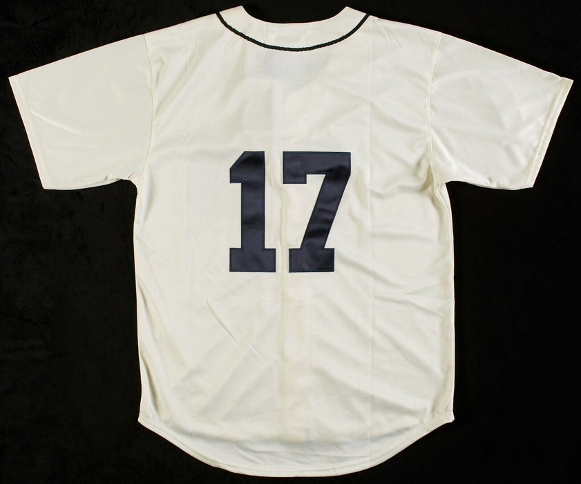Denny Mclain Signed Heavily Inscribed STATS Detroit Tigers Jersey Beckett COA