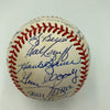 Mickey Mantle New York Yankees Hall Of Fame Legends Multi Signed Baseball JSA