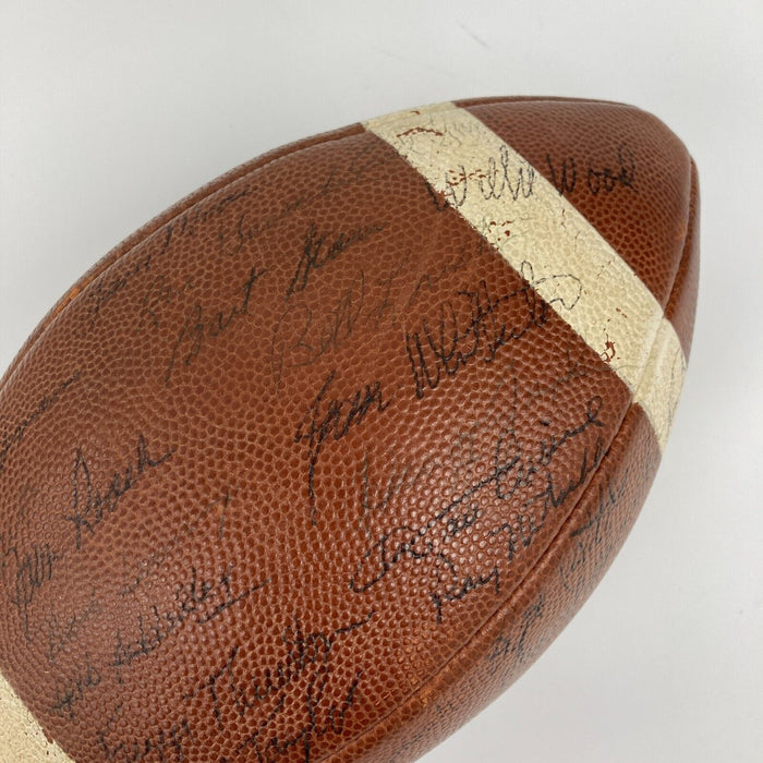 1962 Green Bay Packers NFL Champs Team Signed Football Vince Lombardi PSA DNA