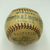 Babe Ruth Ty Cobb Walter Johnson Tris Speaker George Sisler Signed Baseball JSA