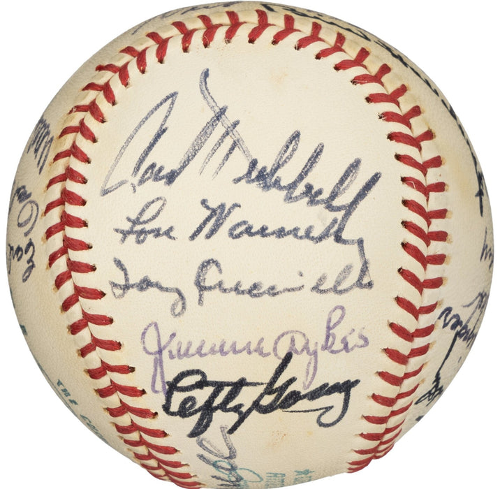 1934 All Star Game Team Signed American League Baseball Beckett COA