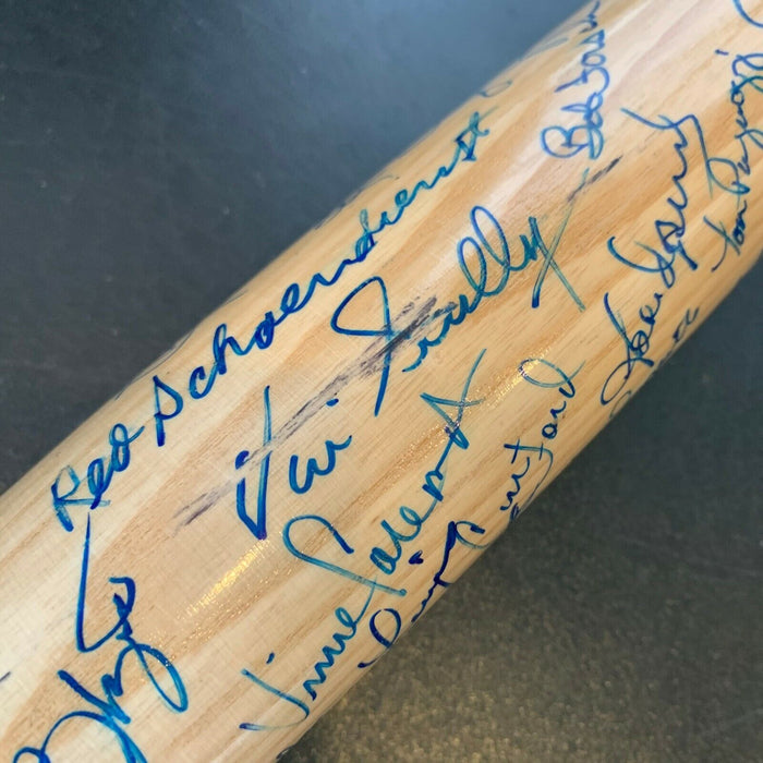 Rare 1987 St. Louis Cardinals NL Champs Team Signed Game Issued Bat With JSA COA