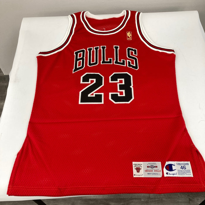Michael Jordan Signed 1996-97 Pro Cut Chicago Bulls Jersey UDA Upper Deck & JSA