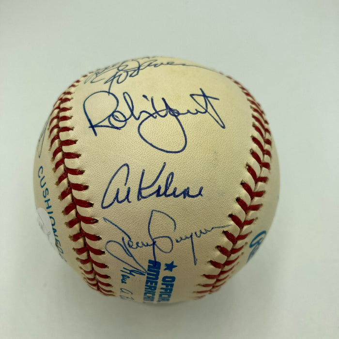 3,000 Hit Club Signed Baseball 16 Sigs Willie Mays Hank Aaron Stan Musial JSA