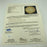 Extraordinary Jesse Burkett Signed Inscribed STAT Baseball JSA COA HOF Dec. 1953