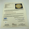 Extraordinary Jesse Burkett Signed Inscribed STAT Baseball JSA COA HOF Dec. 1953