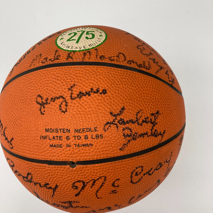 1980 University Of Louisville Cardinals NCAA Champs Team Signed Basketball JSA