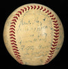 Babe Ruth Ty Cobb Cy Young Jimmie Foxx Tris Speaker 34 Sigs Signed Baseball JSA