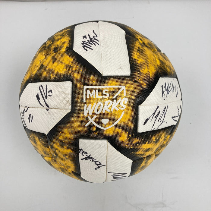 2019 Houston Dynamo Team Signed Soccer Ball Beckett & Fanatics COA
