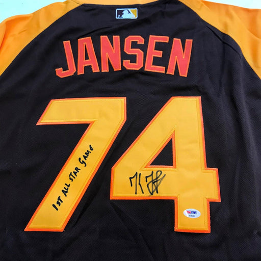 Kenley Jansen Signed Heavily Inscribed 2016 All Star Game Jersey Dodgers PSA DNA