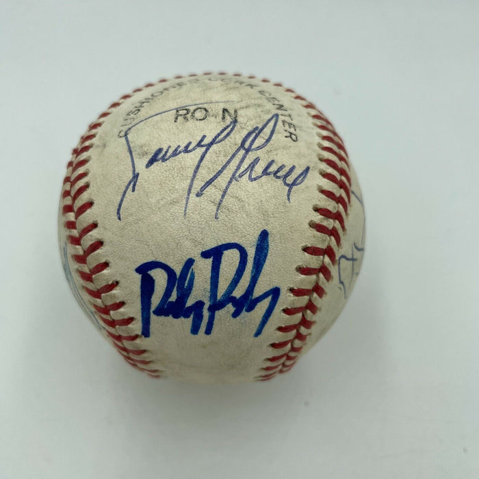 1990 Philadelphia Phillies Team Signed National League Baseball With JSA COA