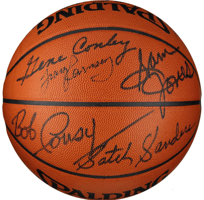 1959-60 Boston Celtics NBA Champs Team Signed Basketball PSA DNA & Beckett COA