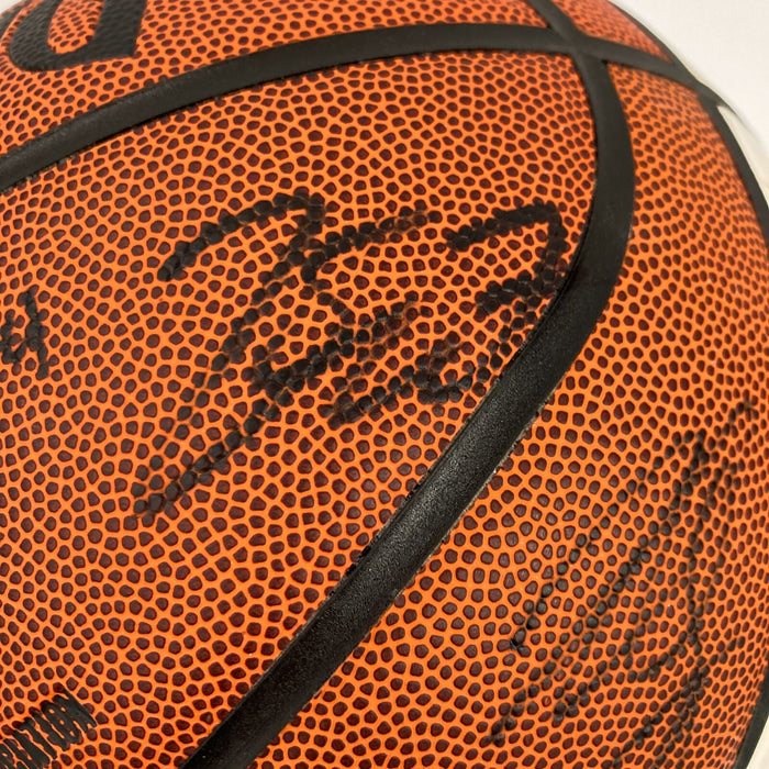 2019-2020 Los Angeles Lakers NBA Champs Team Signed Basketball Lebron James BAS