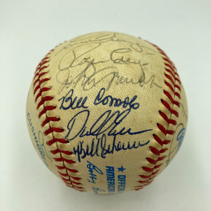 1984 Detroit Tigers World Series Champs Team Signed Baseball 26 Sigs JSA COA