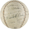 1931 Tour Of Japan Team Signed Baseball With Lou Gehrig PSA DNA COA