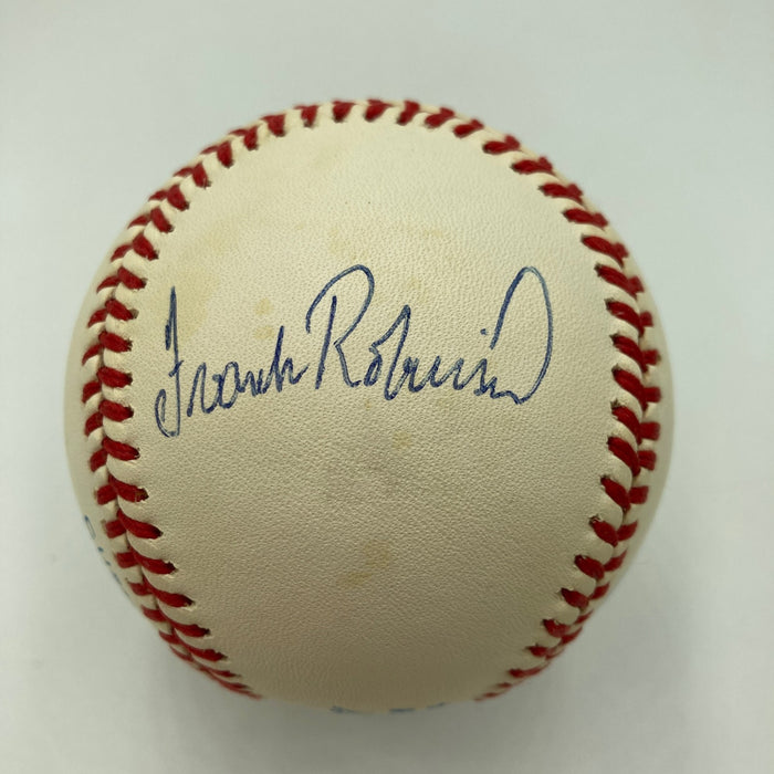 Mickey Mantle Ted Williams Carl Yastrzemski Triple Crown Signed Baseball JSA COA