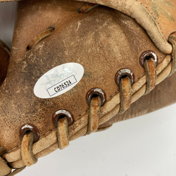 Jim Bunning  Signed Vintage Spalding Game Model Baseball Glove JSA COA