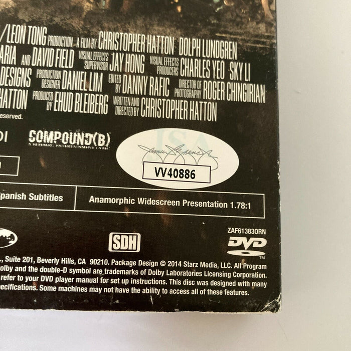 Dolph Lundgren Signed Battle Of The Damned DVD Movie JSA COA