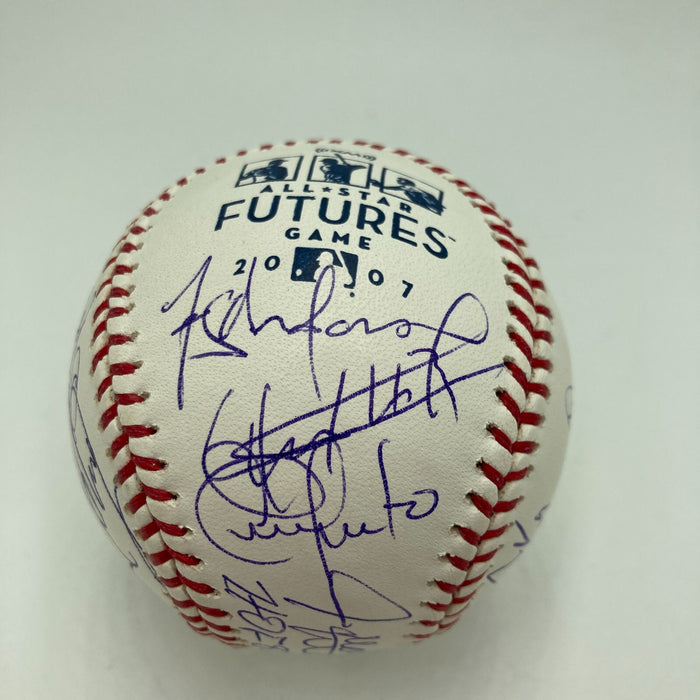 2007 All Star Game Futures Game Team Signed Baseball Joey Votto MLB Authentic
