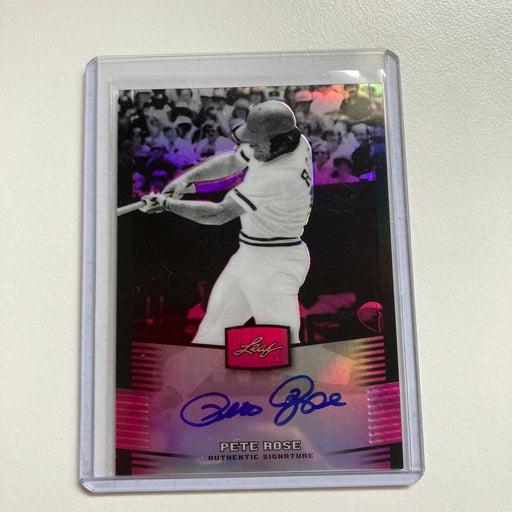 2012 Leaf Pete Rose #24/25 Auto Signed Autographed Baseball Card