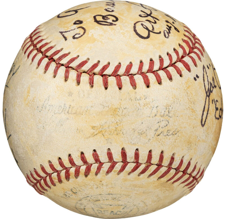 Eddie Gaedel August 19, 1951 At Bat Umpires Signed Game Used Baseball Beckett