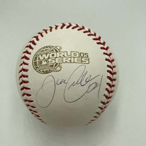 Joe Crede Signed 2005 World Series Baseball Steiner Hologram