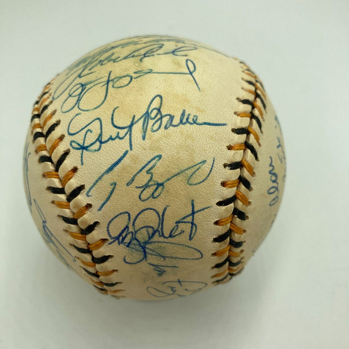 1994 All Star Game National League Team Signed Baseball Barry Bonds PSA DNA COA