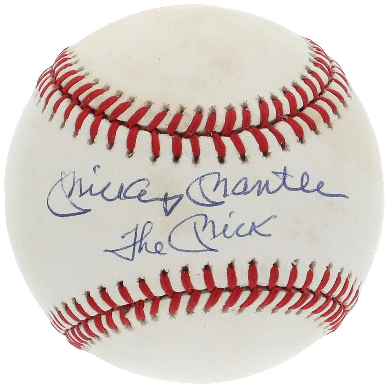 Mickey Mantle "The Mick" Signed Inscribed American League Baseball PSA DNA RARE