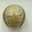 1956 Yankees World Series Champs Team Signed Baseball Mickey Mantle PSA DNA COA