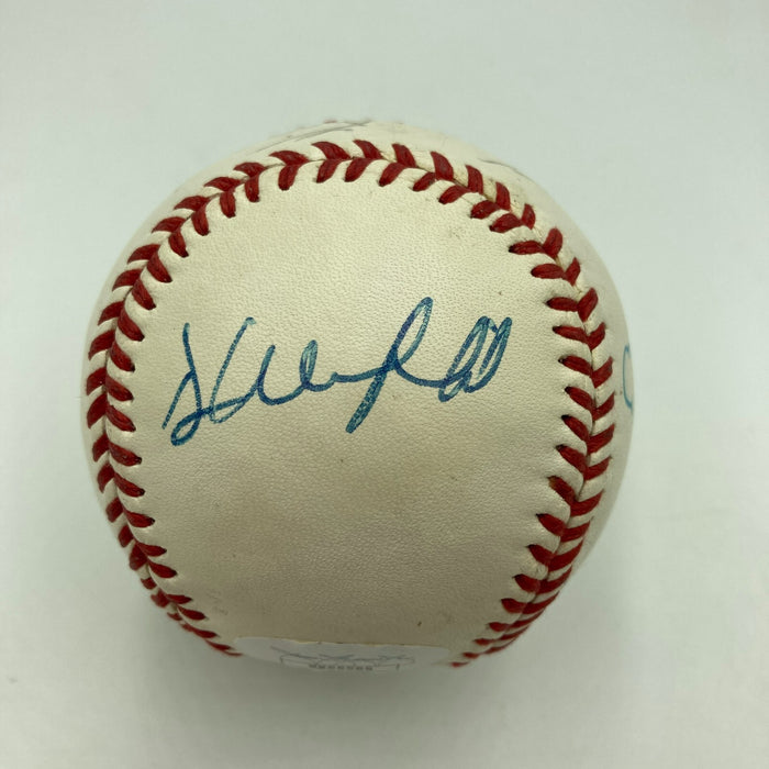 Kirby Puckett Harmon Killebrew Tony Oliva Twins HOF Legends Signed Baseball JSA