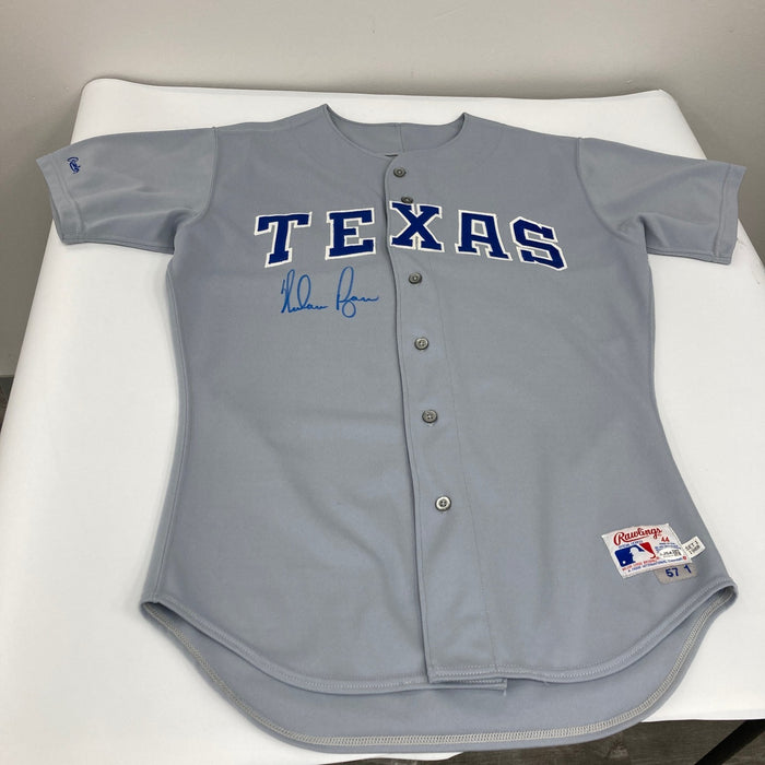 Nolan Ryan Signed Authentic 1988 Texas Rangers Game Model Rawlings Jersey JSA