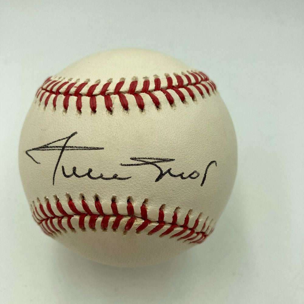 Willie Mays Signed Autographed Official National League Baseball PSA DNA COA