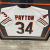 Walter Payton Signed Heavily Inscribed STATS Chicago Bears Jersey PSA DNA COA